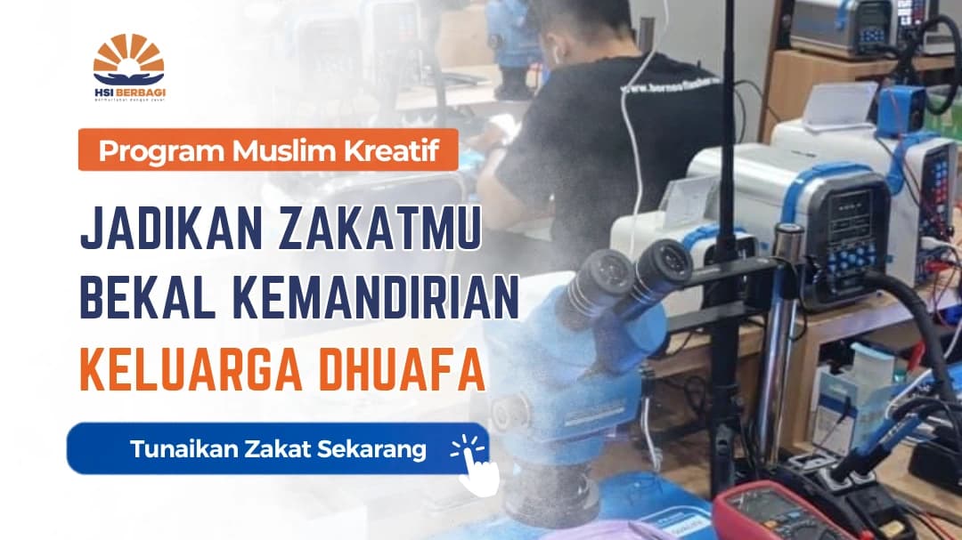 Tunaikan Zakat, Bekali Dhuafa Keterampilan Mandiri