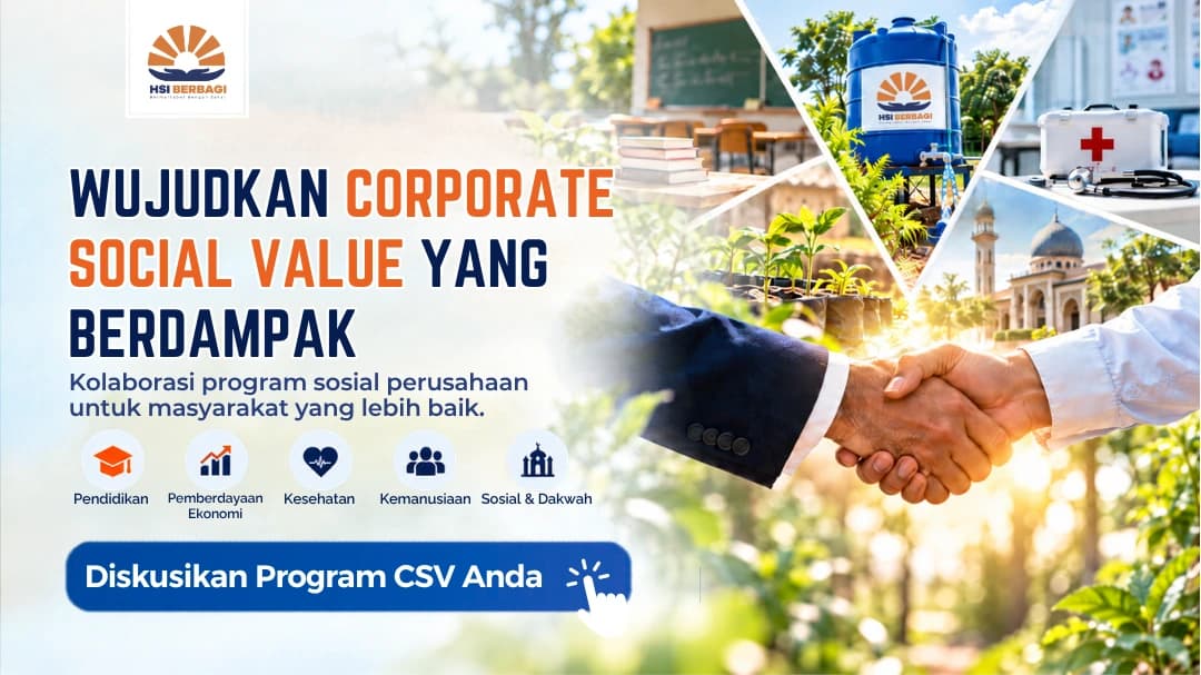 Program Corporate Social Value LAZ HSI Berbagi