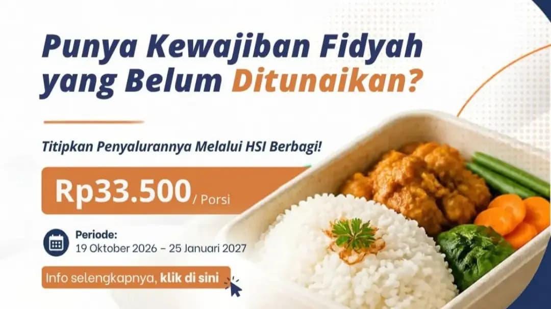 Tunaikan Fidyah Sebelum Ramadhan Kembali Tiba
