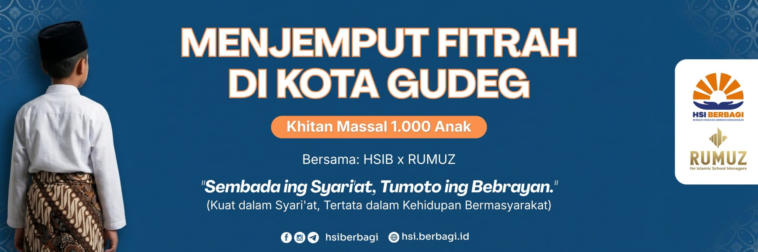 HSI BERBAGI Siap Gelar Khitan Massal 1000 Anak di Yogyakarta