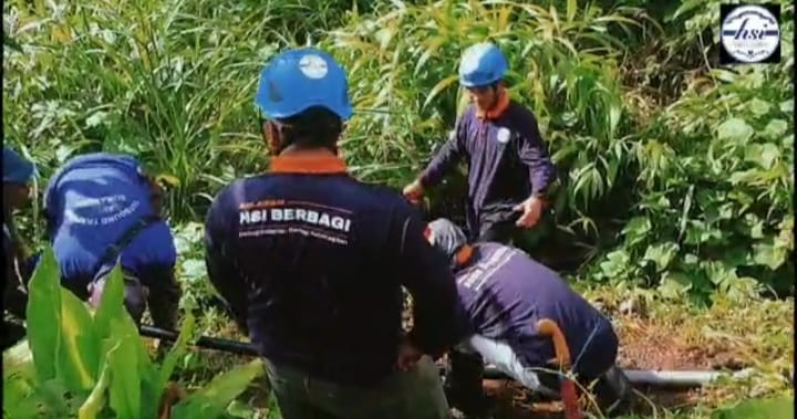 HSI BERBAGI Dukung Pipanisasi Gen Tangguh 1000 Meter di Cianjur