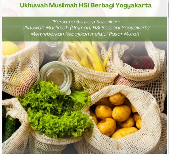 Ummah HSI BERBAGI Gelar Daksos dan Pasar Murah Perdana di Yogyakarta